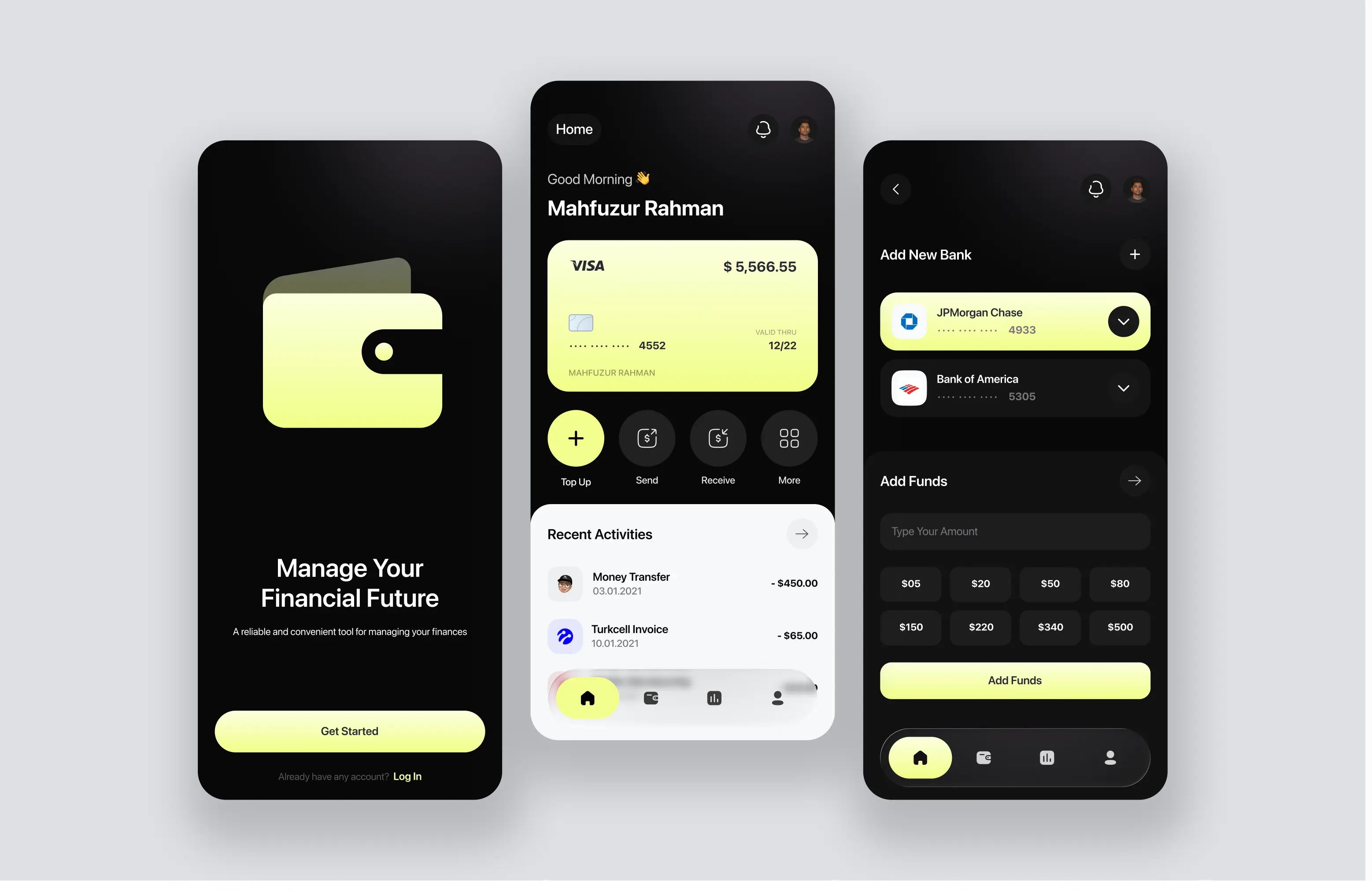 Mobile app design project
